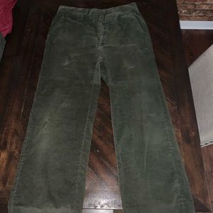 Green Corduroy Pants